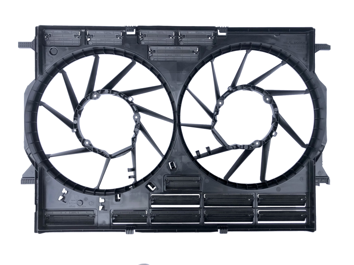 Kühlerlüftergehäuse VW Touareg 18- 4M0121207 Original
