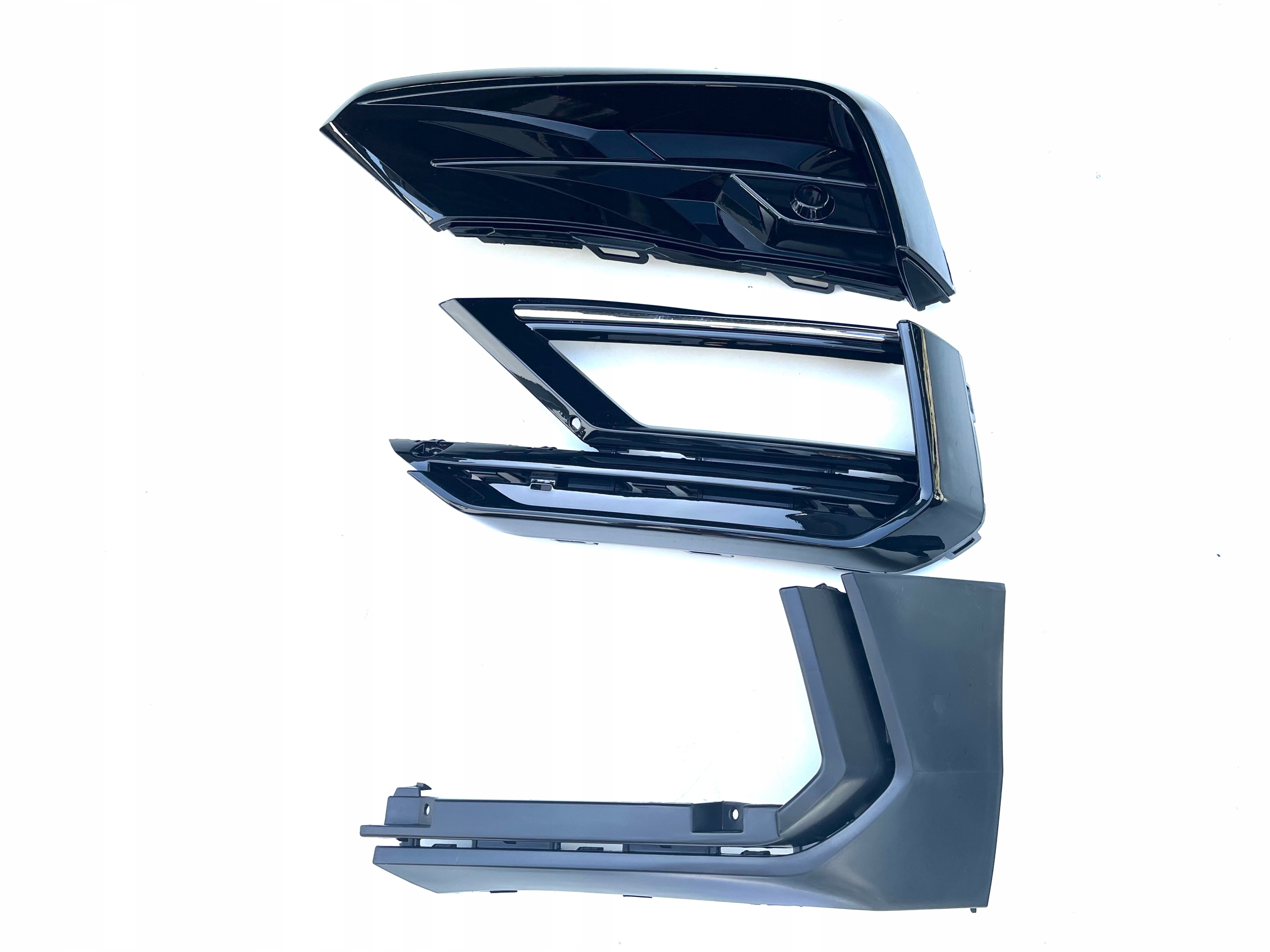 Linkes Stoßstangengitter mit Chrom + oberes Gitter + Spoiler Volkswagen Tiguan 5NA R-LINE LIFT 2017-